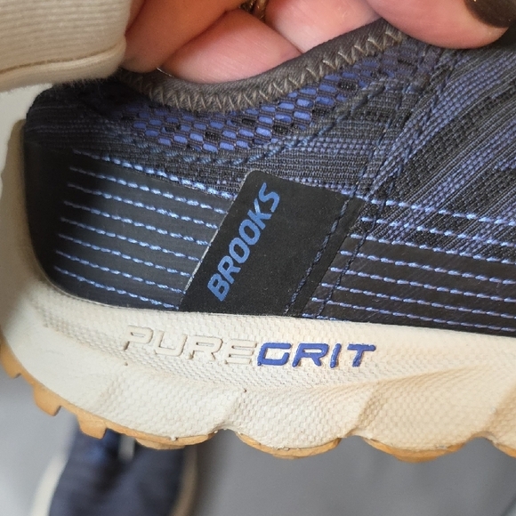 Brooks PURE GRIT 8 Athletic Shoes Ladies Size 8.5 Blue - Picture 7 of 8